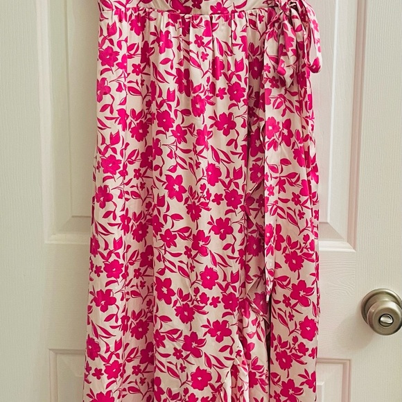 Draper James RSVP Flutter Sleeve Wrap Maxi Dress - Picture 4 of 6